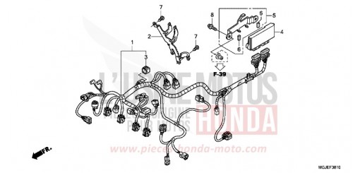 FAISCEAU SECONDAIRE CBF1000FAC de 2012